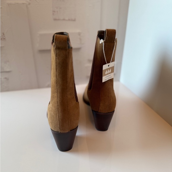 Dolce Vita Shadie H2O Waterproof Suede Ankle Boots | Brown | Size 9 - Picture 3 of 5